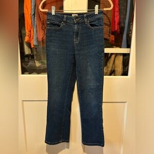 L.L. Bean Dark Blue - Washed Indigo Straight Leg Jeans